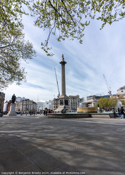 Trafalgar Square Picture Board by Benjamin Brewty