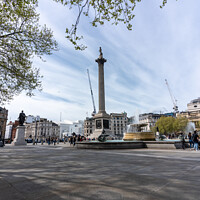 Buy canvas prints of Trafalgar Square by Benjamin Brewty