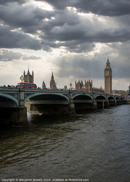 Westminster Bridge  Picture Board by Benjamin Brewty