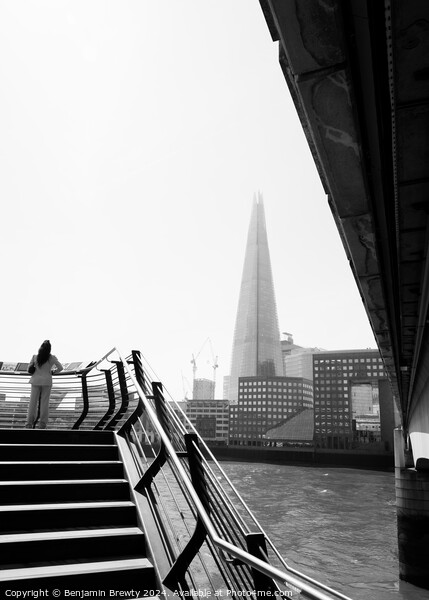 The Shard Street Photography Picture Board by Benjamin Brewty