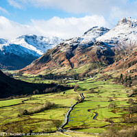 Buy canvas prints of Winter Lake District by Julian Carnell