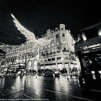Buy canvas prints of Christmas in London by Clemence Toujas