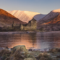Buy canvas prints of Kilchurn Castle at Sunrise by Neil McKellar