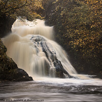 Buy canvas prints of Spectacle E'e Falls in Autumn by Neil McKellar