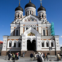 Buy canvas prints of Russian Orthodox Cathedral Alexander Nevsky, Tallinn, Estonia by Fabrizio Troiani