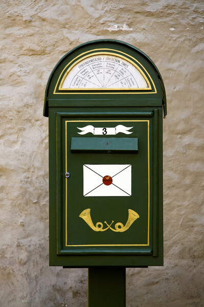 Old Estonian mailbox, Tallinn, Estonia Picture Board by Fabrizio Troiani
