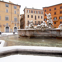 Buy canvas prints of Fountain of Neptune by Fabrizio Troiani