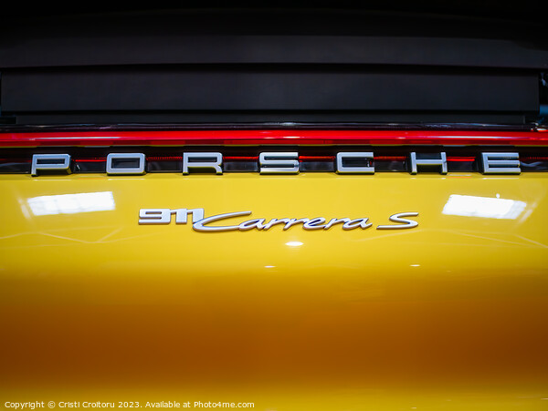 Porsche 911 Carrera S Picture Board by Cristi Croitoru