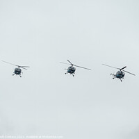 Buy canvas prints of Three helicopters flying. by Cristi Croitoru