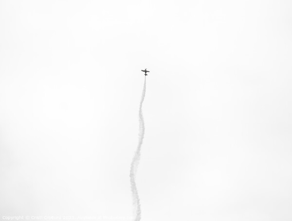 Minimalist  acrobatic aircraft Picture Board by Cristi Croitoru