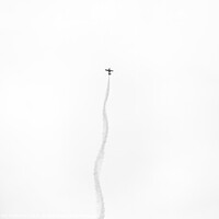 Buy canvas prints of Minimalist  acrobatic aircraft by Cristi Croitoru