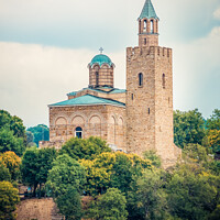 Buy canvas prints of Eastern Orthodox Ascension Cathedral  in Tsarevets fortress  by Cristi Croitoru