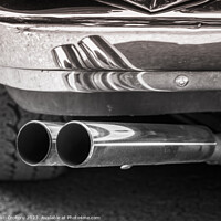 Buy canvas prints of Double exhaust pipe by Cristi Croitoru