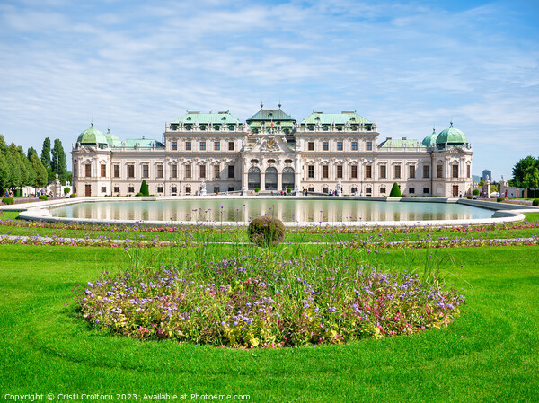 Belvedere Palace (Schloss Belvedere) in Vienna, Austria Picture Board by Cristi Croitoru