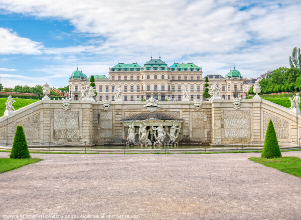 Belvedere Palace (Schloss Belvedere) in Vienna, Austria Picture Board by Cristi Croitoru