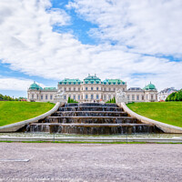 Buy canvas prints of Belvedere Palace (Schloss Belvedere) in Vienna, Austria by Cristi Croitoru
