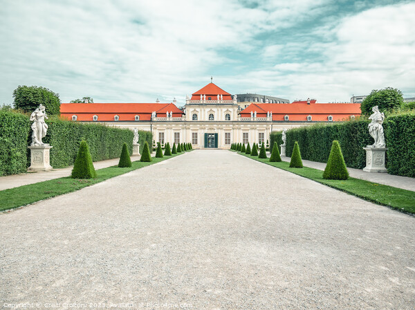 Belvedere Palace (Schloss Belvedere) in Vienna, Austria Picture Board by Cristi Croitoru