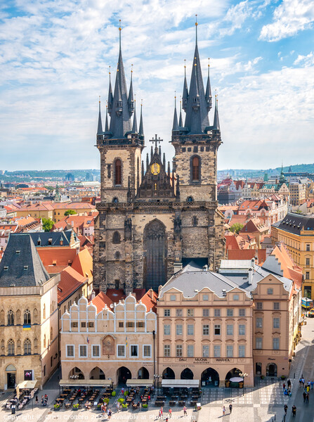 Church of Our Lady before Týn in the old square town of Prague Picture Board by Cristi Croitoru