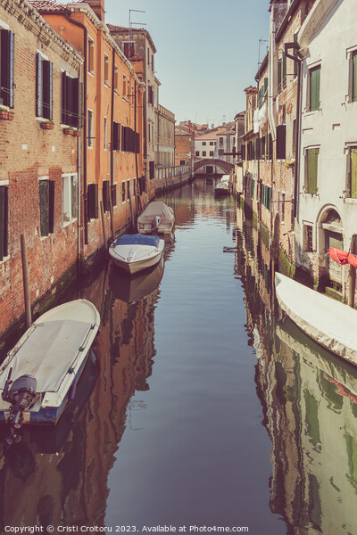 Water canal in Venice. Picture Board by Cristi Croitoru