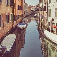 Buy canvas prints of Water canal in Venice. by Cristi Croitoru