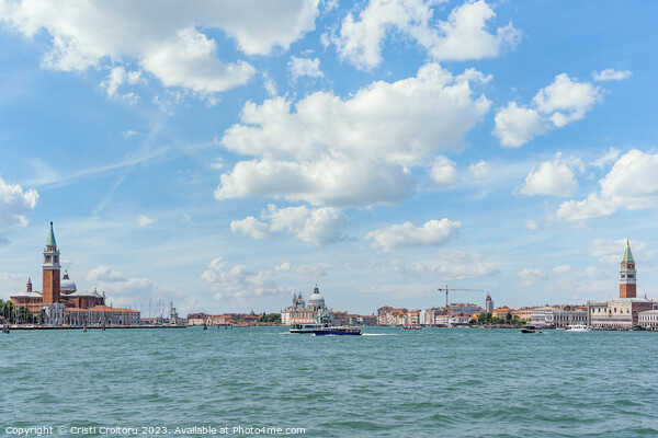 Grand Canal in Venice, Italy. Picture Board by Cristi Croitoru