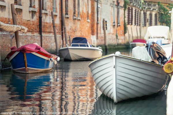 Picturesque Scene from Venice. Picture Board by Cristi Croitoru
