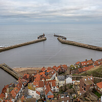 Buy canvas prints of Whitby Town by Steve Smith