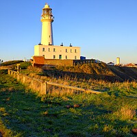 Buy canvas prints of Flamborough Lighthouse by Steve Smith