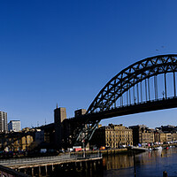 Buy canvas prints of Tyne Bridge and Swing Bridge Newcastle by Steve Smith