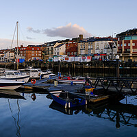 Buy canvas prints of Scarborough South Bay Panoramic by Steve Smith