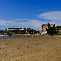 Buy canvas prints of South Bay Scarborough Panoramic by Steve Smith