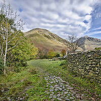 Buy canvas prints of Kirk Fell And Great Gable by Steve Smith