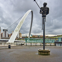 Buy canvas prints of Gateshead Millennium Bridge by Steve Smith