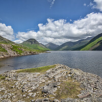 Buy canvas prints of Majestic Wast Water in Summer by Steve Smith