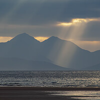 Buy canvas prints of Skye's Crepuscular by Steve Smith