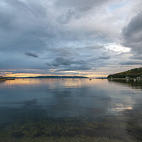 Buy canvas prints of Majestic Sunset at Lochranza by Steve Smith