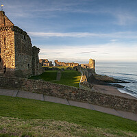 Buy canvas prints of St Andrews Castle by Steve Smith