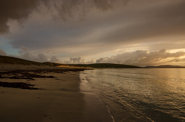 Berneray First Light Picture Board by Steve Smith