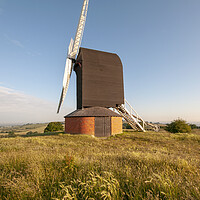 Buy canvas prints of Majestic Brill Windmill by Steve Smith