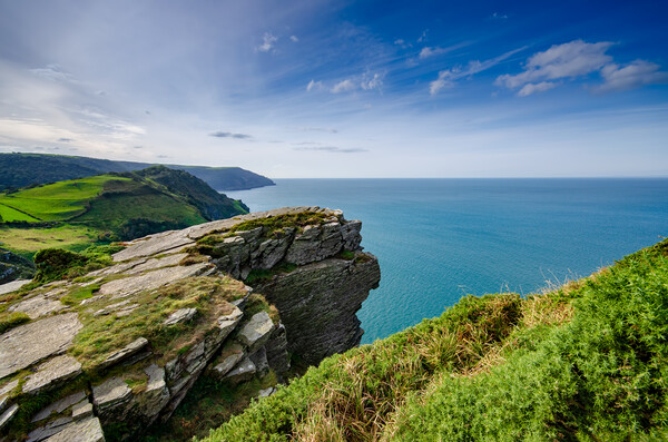 Valley Of The Rocks Views Picture Board by Steve Smith