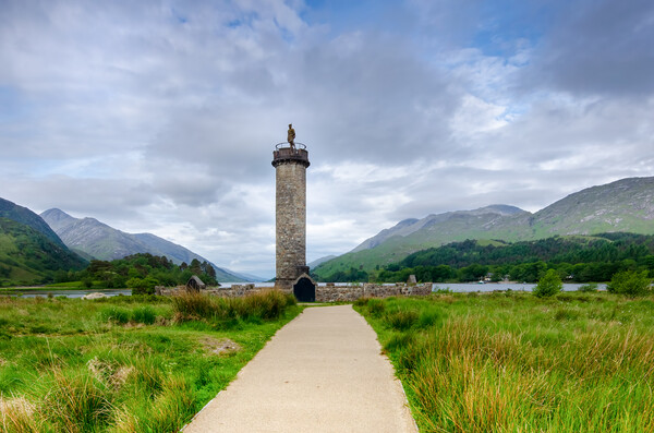 Glenfinnan Monument Picture Board by Steve Smith