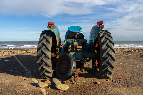 Saltburn Tractor Picture Board by Steve Smith