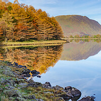 Buy canvas prints of Serenity by Buttermere by Steve Smith