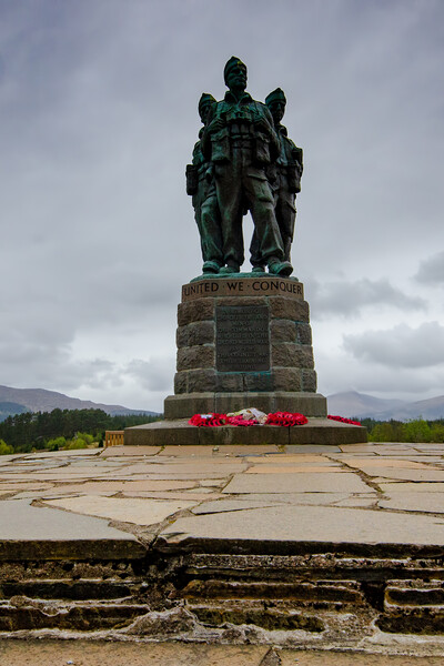 Scottish Commando Memorial Picture Board by Steve Smith