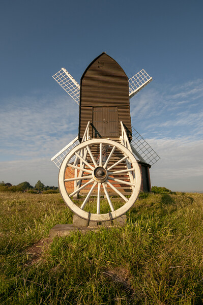 Timeless Charm of Brill Windmill Picture Board by Steve Smith