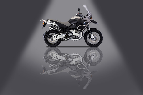 BMW R1200R Grey Spotlight Picture Board by Steve Smith