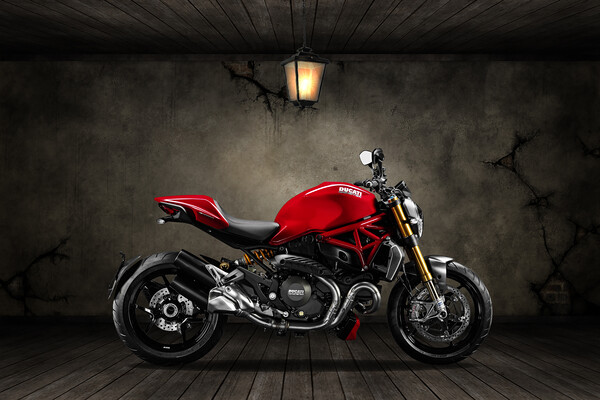 Ducati Monster 696 Old Room Picture Board by Steve Smith