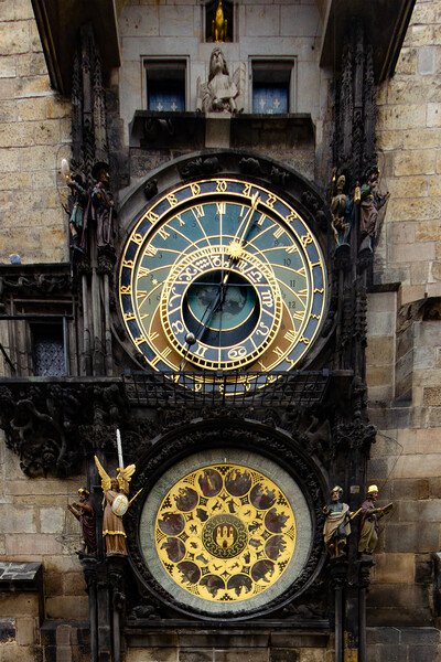 Prague Astronomical Clock Picture Board by Steve Smith
