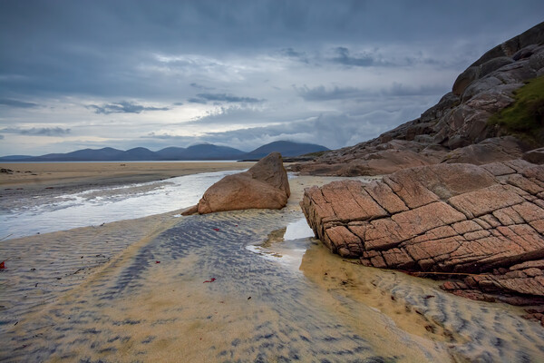 The Serene Wonder of Luskentyre Picture Board by Steve Smith