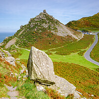 Buy canvas prints of The Valley Of The Rocks by Steve Smith